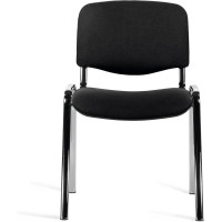 Стул Staff Iso Lite хром, ткань черная (С-11) CF-008 532565