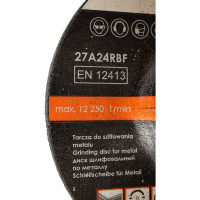 Диск шлифовальный по металлу 125x6.0 мм FASTER TOOLS 1388