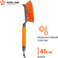 Щетка от снега и льда Airline с эргономичной рукояткой + скребок ABRN017