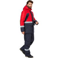Куртка Эксперт Спецодежда Сунтар, темно-синий/красный, р. 56-58, рост 170-176 6446000044639