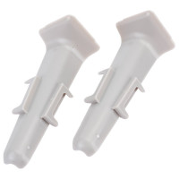 Внутренний угол для плинтуса DECONIKA (85 мм; 002 Светло-серый; 2 шт.) Д-П85-В-Ф2 002 СВТ СЕР