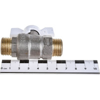 Шаровой кран LD PRIDE 1/2'' нар/нар бабочка, белая 544682