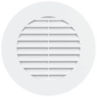 Решетка вентиляционная круглая 10RKL 125 мм с фланцем 100 мм ERA 90-02239