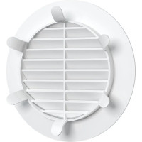 Решетка вентиляционная круглая 10RKL 125 мм с фланцем 100 мм ERA 90-02239