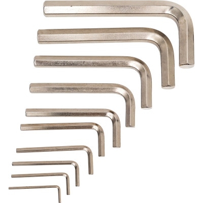 Набор шестигранных ключей Unior 10 предметов 3 - 19 мм 3838909010618