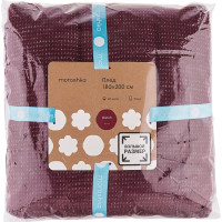 Плед Moroshka Datch 180x200 см, бордовый 918-202-02