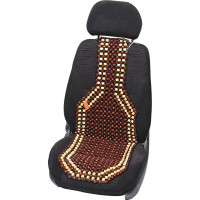 Массажная накидка на переднее сиденье Airline деревянная, желтый/коричневый ADCS001