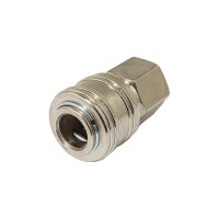 Быстроразъем пневматический с клапаном, внутренняя резьба 1/2'' Forcekraft FK-SE1-4SF(51563)