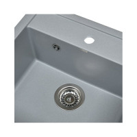 Кухонная мойка из искусственного гранита WISENT Грей (510x505мм) MW510-29/WGER013
