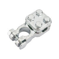 Клеммы АКБ StartVOLT в комплекте цинк, прижимная пластина для проводов до 75мм кв. SBT 019