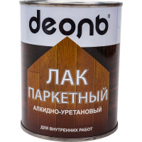 Лак паркетный Деоль полуматовый алкидно-уретановый 0.75 л 00030455
