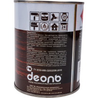 Лак паркетный Деоль полуматовый алкидно-уретановый 0.75 л 00030455