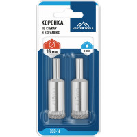 Коронка по стеклу 16 мм vertextools 333-16