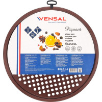 Форма для пиццы VENSAL Piquant 34 см, из углеродистой стали VS2509