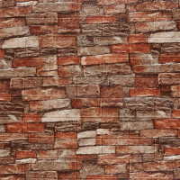 Самоклеящаяся панель Рыжий кот Кирпичики (70x77 см; разноцветный) 104417