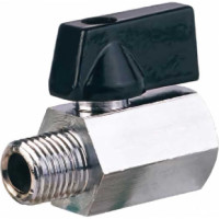 Кран переходник резьба внутренняя и наружная 1/4" FXM 4404 Pegas pneumatic