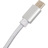 Кабель ENERGY ET-29-2 USB/Type-C, серебро 104112