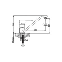 Смеситель для кухни AV Engineering Lt D35 AVLOR4-C359-626