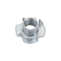 Крыльчатая мебельная забивная гайка DINFIX DIN 1624, оцинкованная, М8, 50 шт. 00-00002845