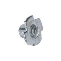 Крыльчатая мебельная забивная гайка DINFIX DIN 1624, оцинкованная, М8, 50 шт. 00-00002845