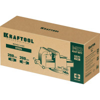 Стальные слесарные тиски KRAFTOOL Steel 200 мм 32701-200