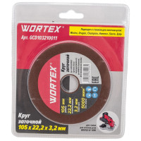 Круг заточной 105x3.2x22.2 мм WORTEX GCD103210011