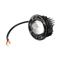 Светодиодная фара SKYWAY off road круглая 12v/24v, 15w, 6000k/3000k, 2 диода, дальний свет S07201128