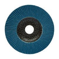 Круг лепестковый торцевой, прямой, цирконат 100% 125х22.2 мм, P-100 ABRAFORM AF-FLAP-FT-125-P100-ZR100