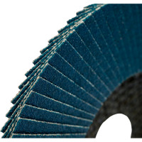 Круг лепестковый торцевой, прямой, цирконат 100% 125х22.2 мм, P-100 ABRAFORM AF-FLAP-FT-125-P100-ZR100