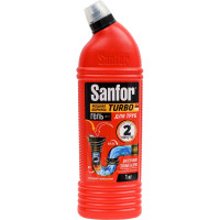 Средство для труб SANFOR TURBO 1000 г 21620