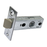 Межкомнатная защелка с пластиковым язычком MORELLI LP6 45 SC цвет - матовый хром 9013940