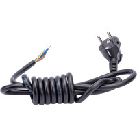 Сетевой шнур с вилкой СПб УПП-5 пвс 3x1,5-81 черный 2,0 м 99928144