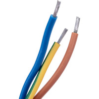 Сетевой шнур с вилкой СПб УПП-5 пвс 3x1,5-81 черный 2,0 м 99928144