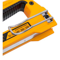 Мебельный степлер Denzel тип 53 и 13, 6-14 мм, тип 140, 10-14 мм, тип 300, 15 мм, тип 500, 15 мм 40215