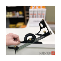 Мультифункциональный столярный угольник WOODWORK метрический, 300 мм MAR-300