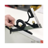 Мультифункциональный столярный угольник WOODWORK метрический, 300 мм MAR-300