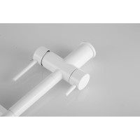 Смеситель для кухни ROSE с подключением к фильтру питьевой воды, белый R958C