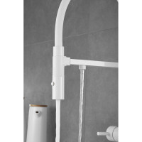 Смеситель для кухни ROSE с подключением к фильтру питьевой воды, белый R958C