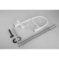 Смеситель для кухни ROSE с подключением к фильтру питьевой воды, белый R958C