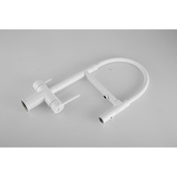 Смеситель для кухни ROSE с подключением к фильтру питьевой воды, белый R958C