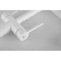 Смеситель для кухни ROSE с подключением к фильтру питьевой воды, белый R958C