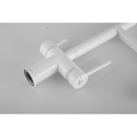 Смеситель для кухни ROSE с подключением к фильтру питьевой воды, белый R958C