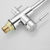 Смеситель для кухни SHEVANIK с подключением к фильтру питьевой воды, хром S168