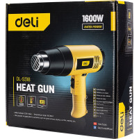 Термопистолет/технический фен DELI DL5318 (1600Вт, рабочая температура 100...590 град.) 103019