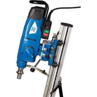 Установка для алмазного бурения KEOS KS-350 Jset (двигатель + стойка с наклоном на роликах) KS-350JSET