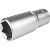 Головка торцевая шестигранная удлиненная AV Steel (23 мм; 1/2)  AV-520223