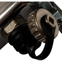 Коллектор из нержавеющей стали с расходомерами, с клапаном вып. воздуха и сливом 3 вых. STOUT SMS-0927-000003