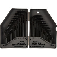 Набор шестигранных ключей Pro'sKit 0,7-10 мм, 30 предметов 8PK-027