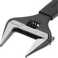 Разводной ключ, 150мм, CrV, тонкие губки, защитные насадки GROSS 15567