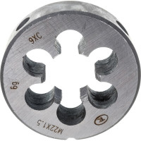 Метрическая плашка ТехноСталь М22.0х1.5, 9ХС t240089